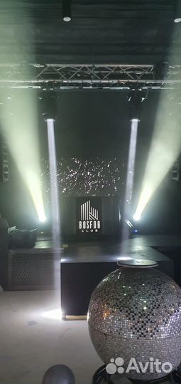 Установка звукового и светового оборудования