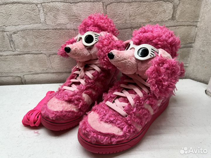 Кроссовки Adidas X Jeremy Scott Pink Poodle ориг