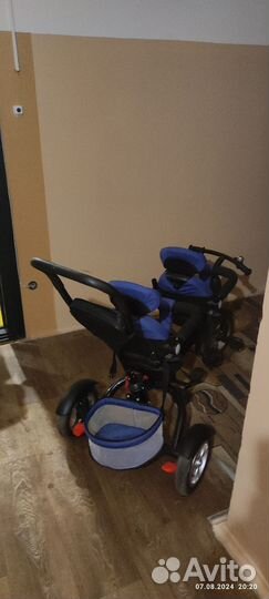 Коляска для двойни