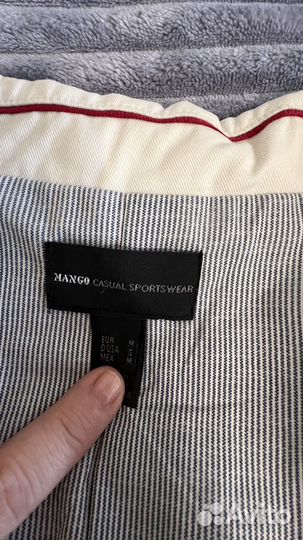 Листай Пиджак бренд Mango, Ветровка женская 44 46