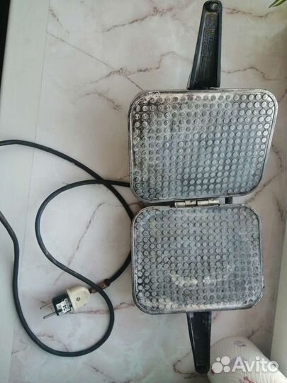 Электровафельница гриль СССР 1986 года рабочая