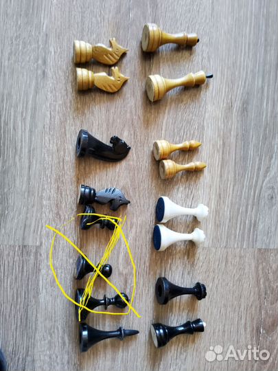 Шахматные фигуры поштучно