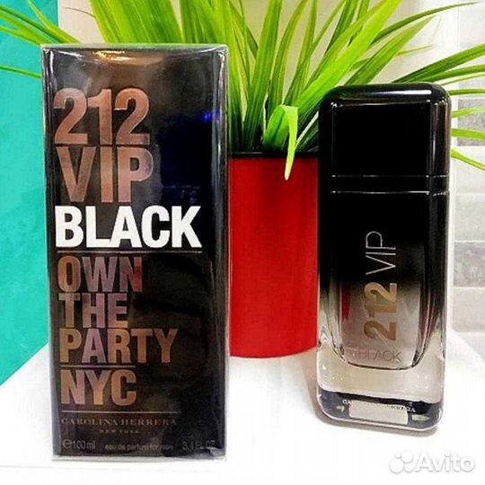 Каролина Херрера 212 Вип Блэк. мужской парфюм