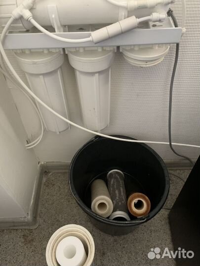 Установка систем водоочистки (обратный осмос)