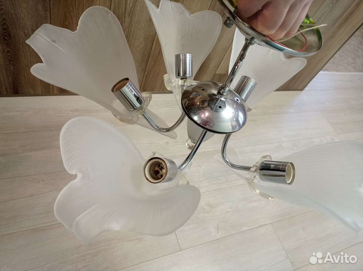 Люстра потолочная бу