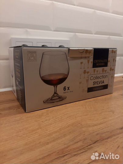 Бокалы Crystalite Bohemia для коньяка