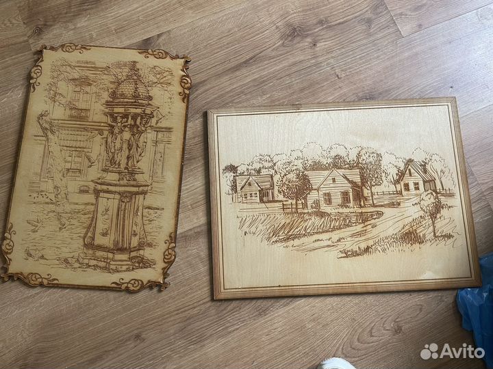 Картины дерево выжигание