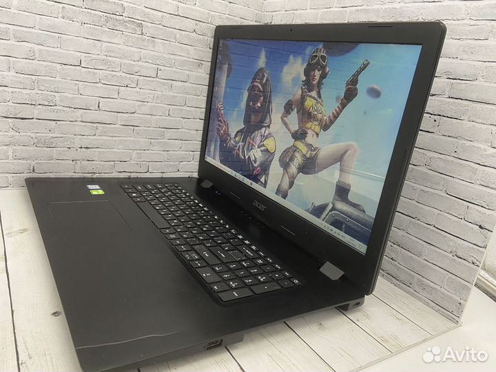 Игровой ноутбук Acer / 17.3 / i3-7 / 12 Gb / MX130