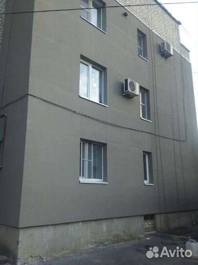 Утепление стен, альпинисты, работы на высоте