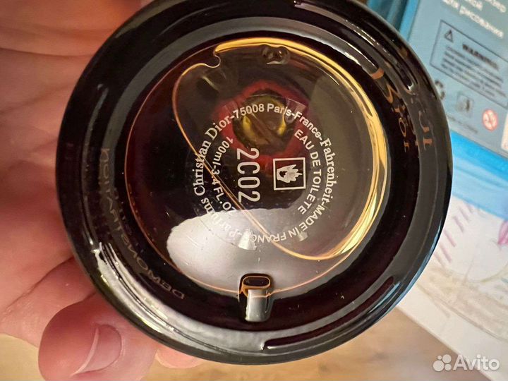 Dior fahrenheit оригинальный тестер