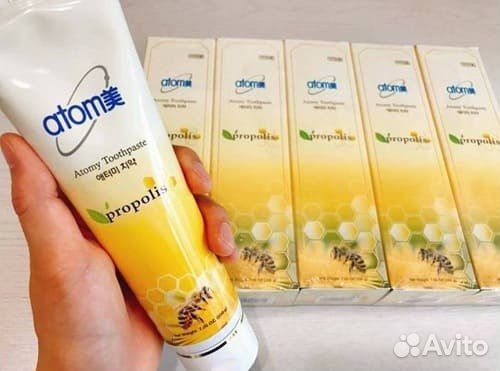 Зубная паста Атоми и щетки Атоми