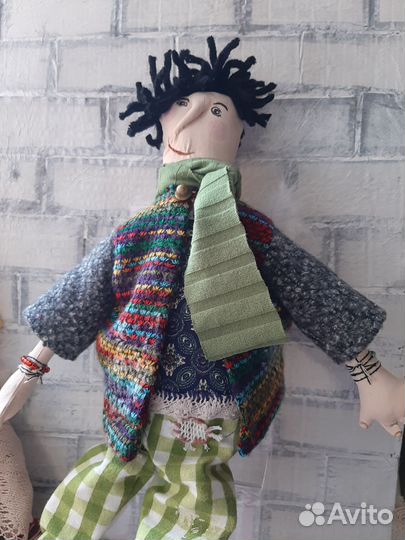 Кукла текстильная