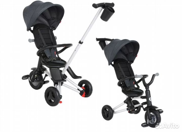 Детский трехколесный велосипед складной