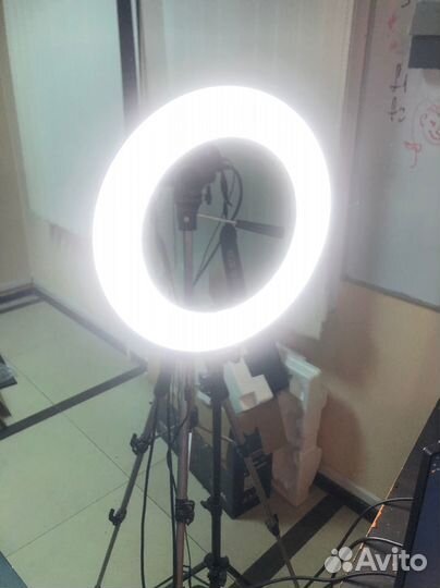 Профессиональная кольцевая лампа 45см SM 1888 II