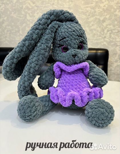 Вязанный зайка