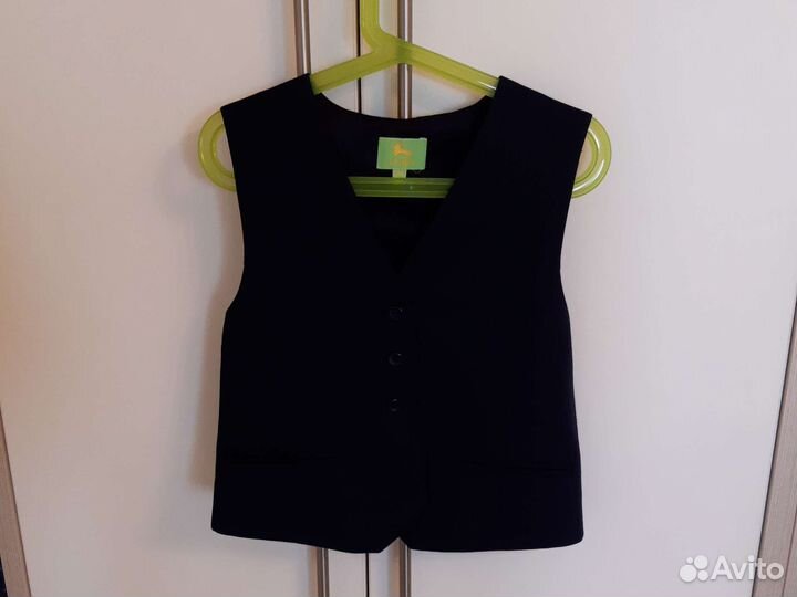 Пиджак школьный с жилетом для девочки