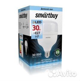 Светодиодная (LED) Лампа Smartbuy-HP-30W/4000/E27