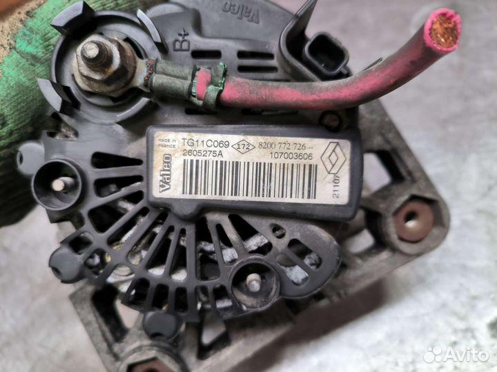 Renault Megane II генератор Valeo