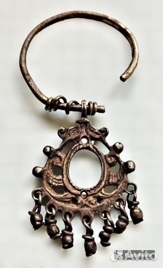 Серьга голубец 17 век огромная редкая подарок