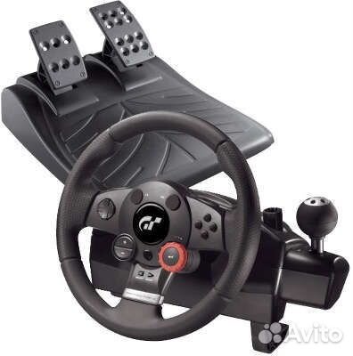Игровой руль logitech driving force gt