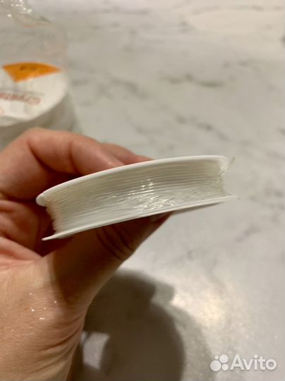 Нить силиконовпя Cristal Tec 0,8 mm прозрачная