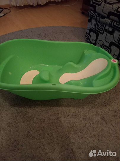 Ванночка для купания с горкой