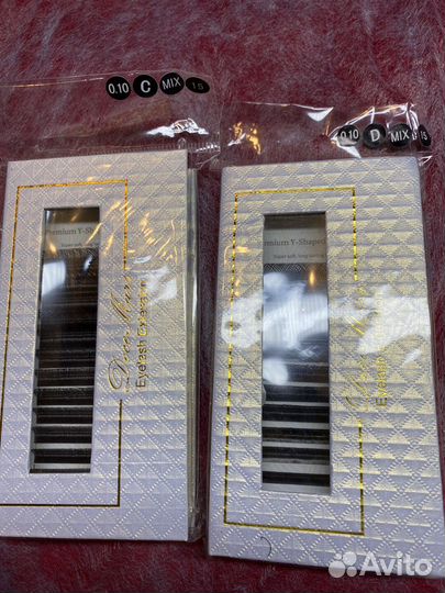 Ресницы готовые пучки 2 Д