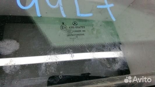 Стекло кузова боковое заднее левое mercedes benz C