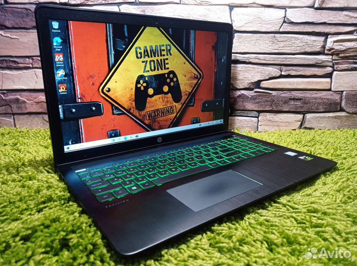 Игровой 16-гиговый HP Core i5 512Gb NVMe GTX 1050