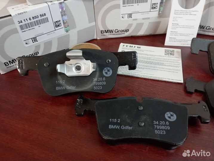 Передние тормозные колодки бмв 3 series F30