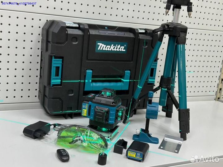 Лазерный уровень с треногой Makita (Арт.98052)