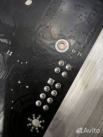 Материнская плата с процессором