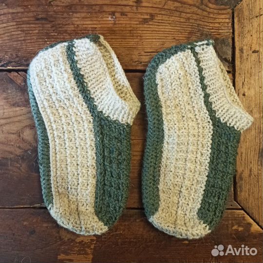 Вязанные носки ручной работы