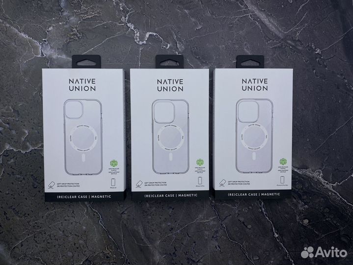 Чехол Native Union (RE) Clear iPhone 15 Series