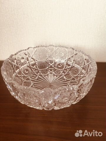 Ваза для фруктов хрусталь