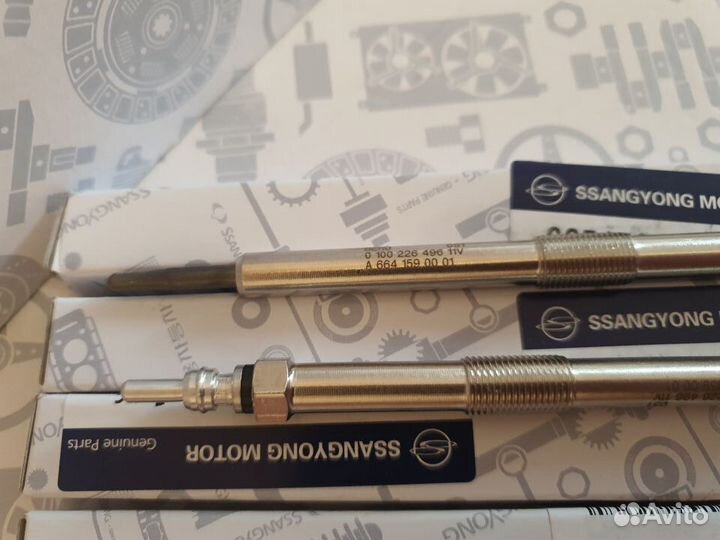 Свеча накала ссангенг D20DTF D20DTR D20DT D27DT ss