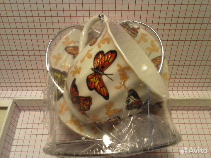 Набор кофейный подарочный на метал. подставке