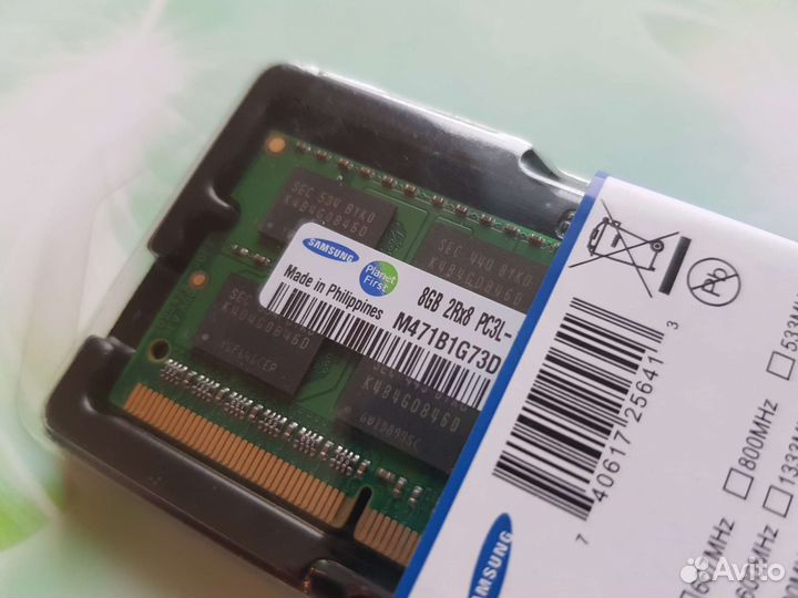 Samsung Ddr3L 16Гб (2x8Гб) 1600Мгц
