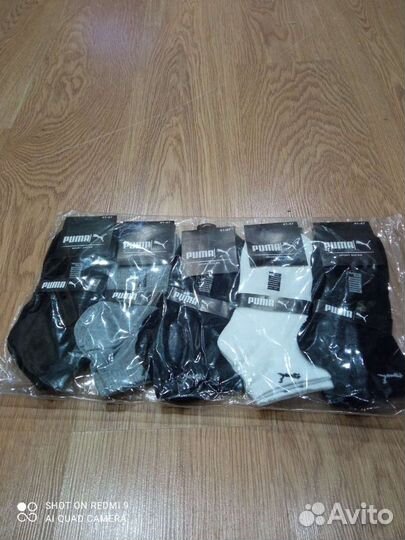 Носки, муж адидас, найк, Puma, Reebok