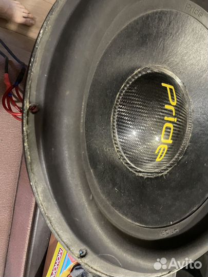 Сабвуфер с коробом pride t18v3