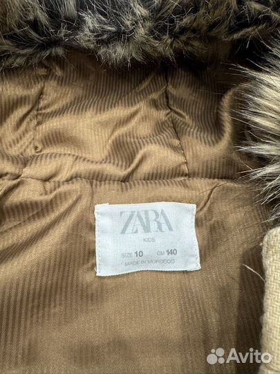 Пальто для девочки 140 zara