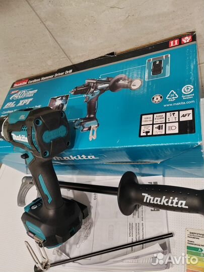 Дрель шуруповерт аккумуляторная/Makita XGT HP001GZ