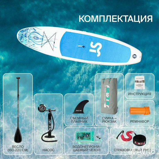 Сапборд Надувная SUP доска Jelly Fish