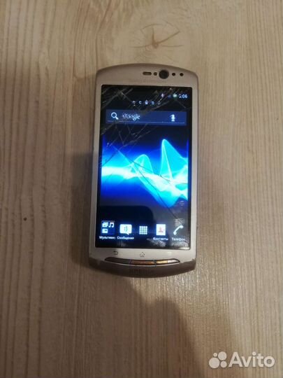 Телефон Sony Ericsson MT11a. Без батареи. Ant+