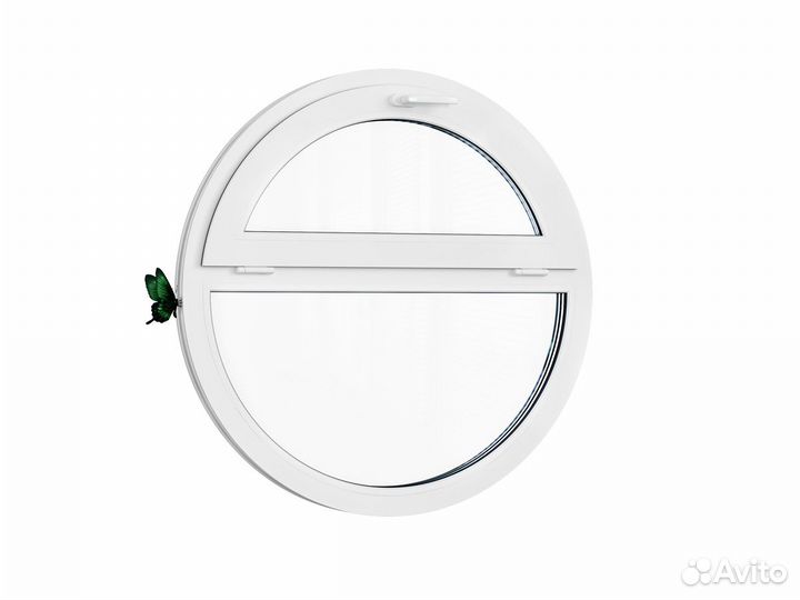 Пластиковое круглое окно