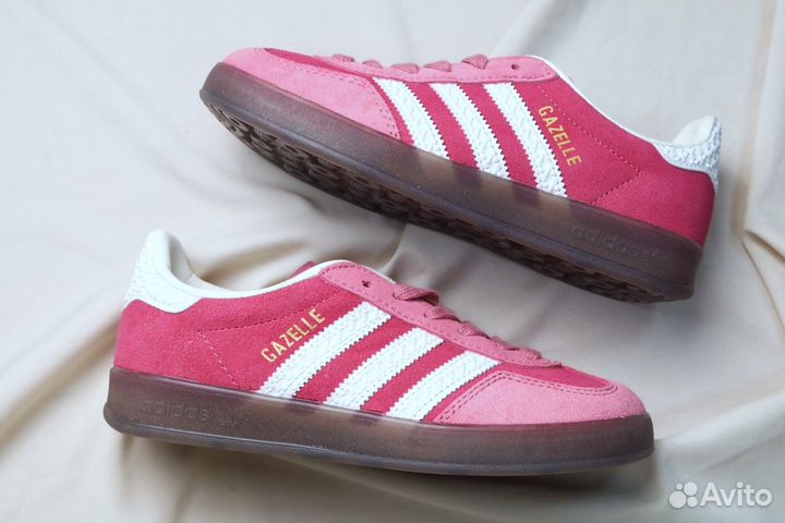 Adidas Gazelle Indoor pink cloud white