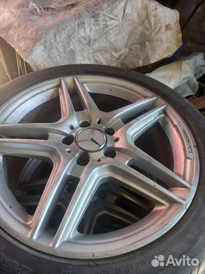 Колеса r18 на mercedes,разноширокие