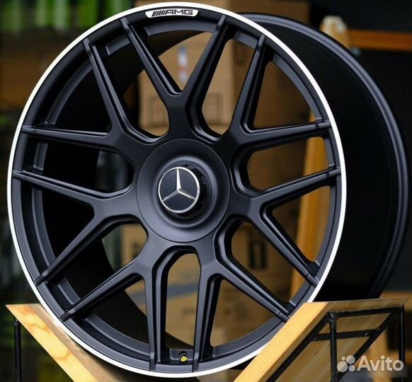 Кованые диски в стиле AMG Mercedes GLC class r21