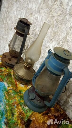 Керосиновые лампы СССР Цена за все 3 штуки