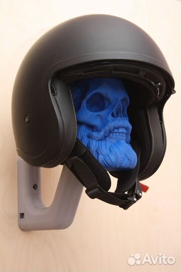 Вешалка-держатель для шлема, цвет синий